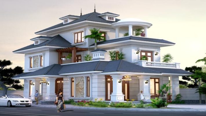 Khả năng thích ứng thời tiết khi thiết kế biệt thự mái Nhật